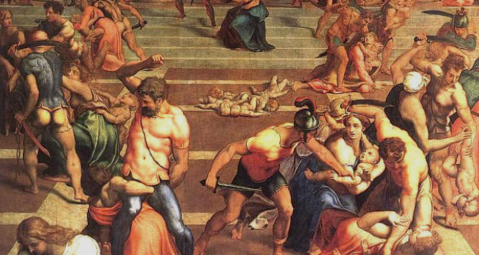 La Masacre de los Santos Inocentes, pintada por Daniele da Volterra